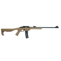 Imagem de RIFLE CAL. 22LR 18" CBC TACTICAL SEMIAUTO CORONHA TATICA TAN EM POLIMERO - OXIDAÇÃO NEGRA